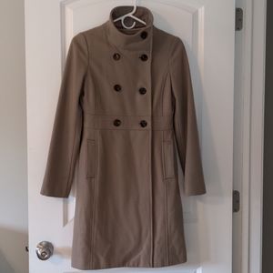 Tan wool coat